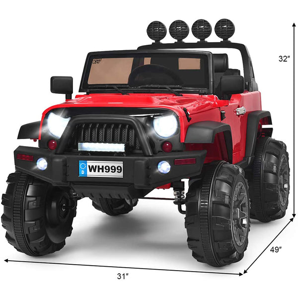 Kid Ride On Car Truck SUV With Parental Remote Control Red