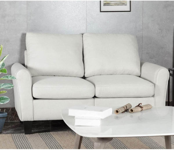 Sofa Couch Loveseat Soft Fabric Modern Design Love Seat Removable Back Seat Cushion Sofa for Living Room