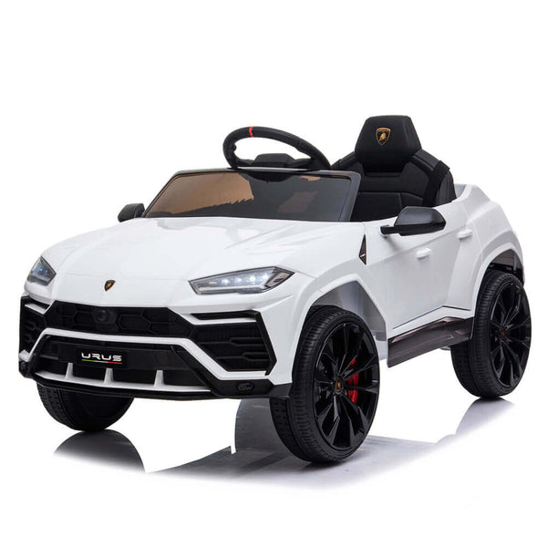 Small Lamborghini Ride On Car Dual Drive Remote Control White