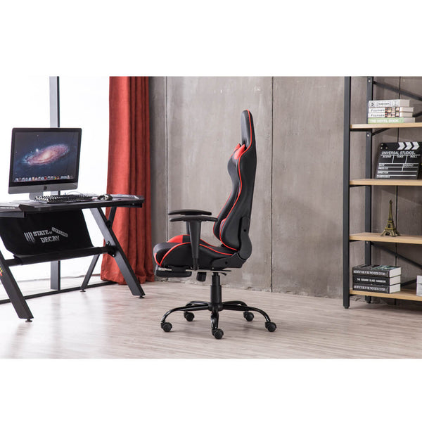 Racing Gaming Chair High Back Swivel Office Chair Red