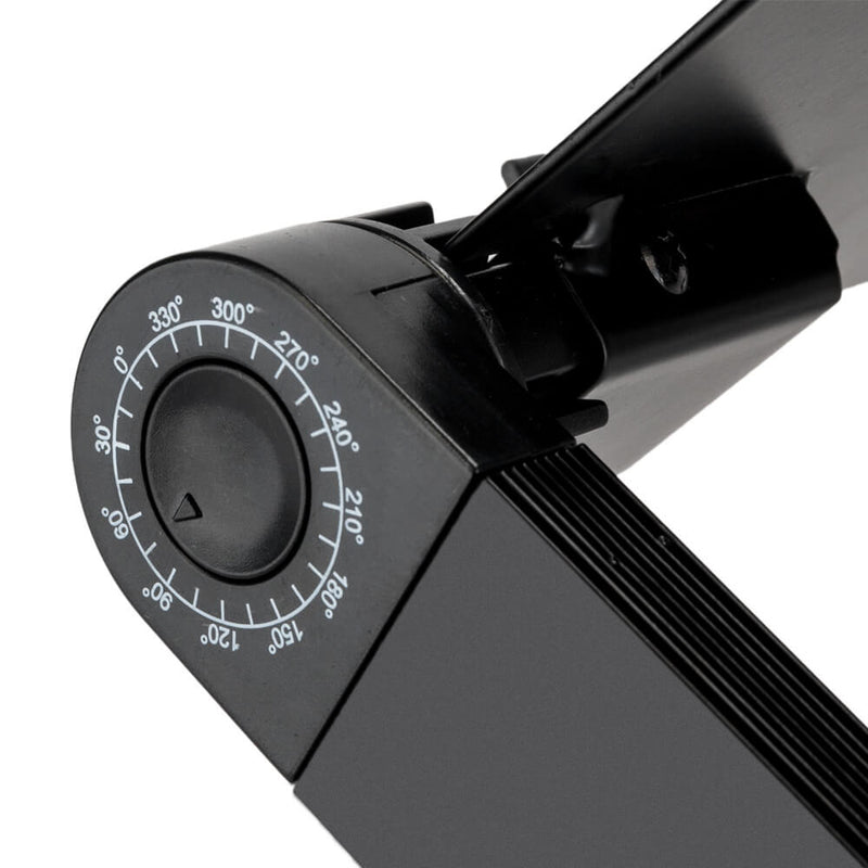 360-Degree Rotation Multifunctional Folding Table with Fan & Mouse
