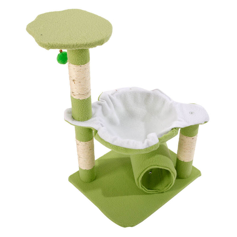 Stable Cute Sisal Cat Climb Holder Cat Tower Lamb Green 28 inches