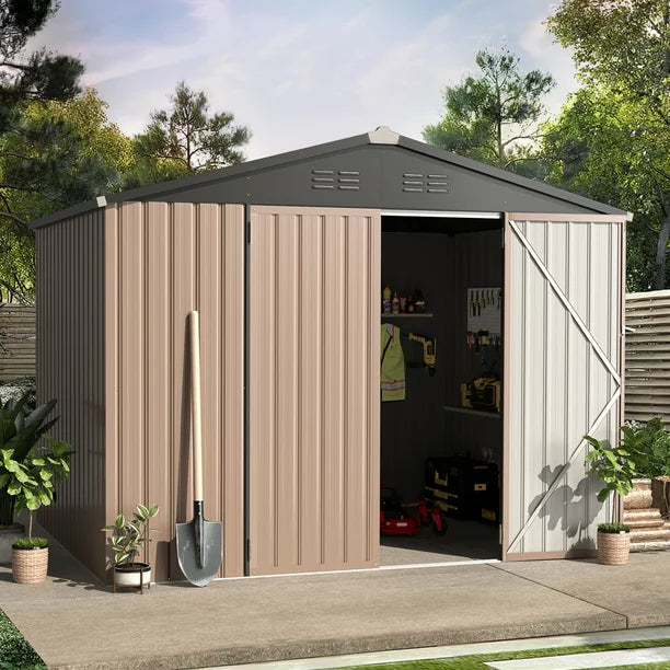 8 x 6 ft. Outdoor Metal Storage