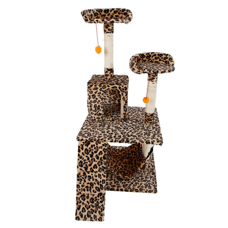 Stable Cute Sisal Cat Climb Holder Cat Tower Leopard Print 51 inches