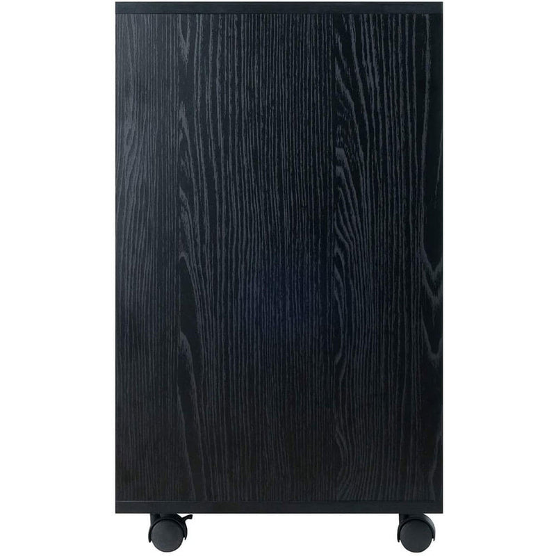 Wood Halifax Storage Filing Cabinet Black