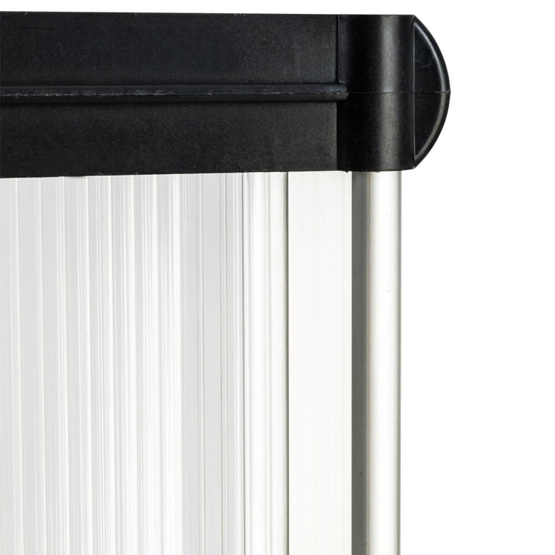 40" x 80" Door Window Awning, Front Door Outdoor Patio Awning Canopy UV Protection, Black Bracket