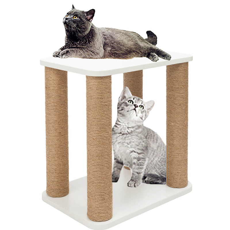 Nordic Style Solid Wooden Cat Climbing Tree Desk