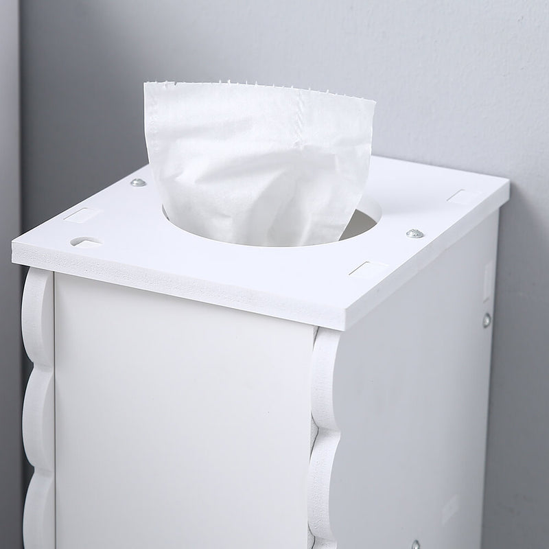 Paper Towel Storage Narrow Cabinet 26.5inches High Pvc