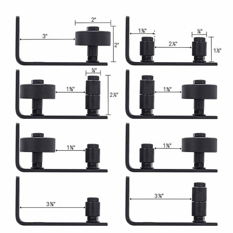 Sliding Barn Door Floor Guide Adjustable Roller