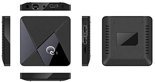 Newest Mini Q Bluetooth 4K GPU 2.4G/5G Android 7.1 Box Network Smart Player TV Box All-H6 32G/64G WiFi BT HD+ TV Box