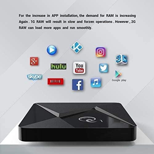 Newest Mini Q Bluetooth 4K GPU 2.4G/5G Android 7.1 Box Network Smart Player TV Box All-H6 32G/64G WiFi BT HD+ TV Box