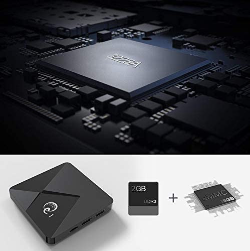 Newest Mini Q Bluetooth 4K GPU 2.4G/5G Android 7.1 Box Network Smart Player TV Box All-H6 32G/64G WiFi BT HD+ TV Box