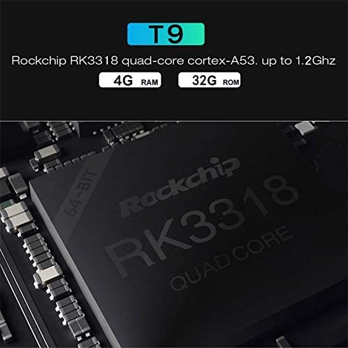 T9-RK3318 Network TV Set-top Box Android 9.0 4k HD Network Smart Video Player Smart TV Box (4+32GB/4+64GB)
