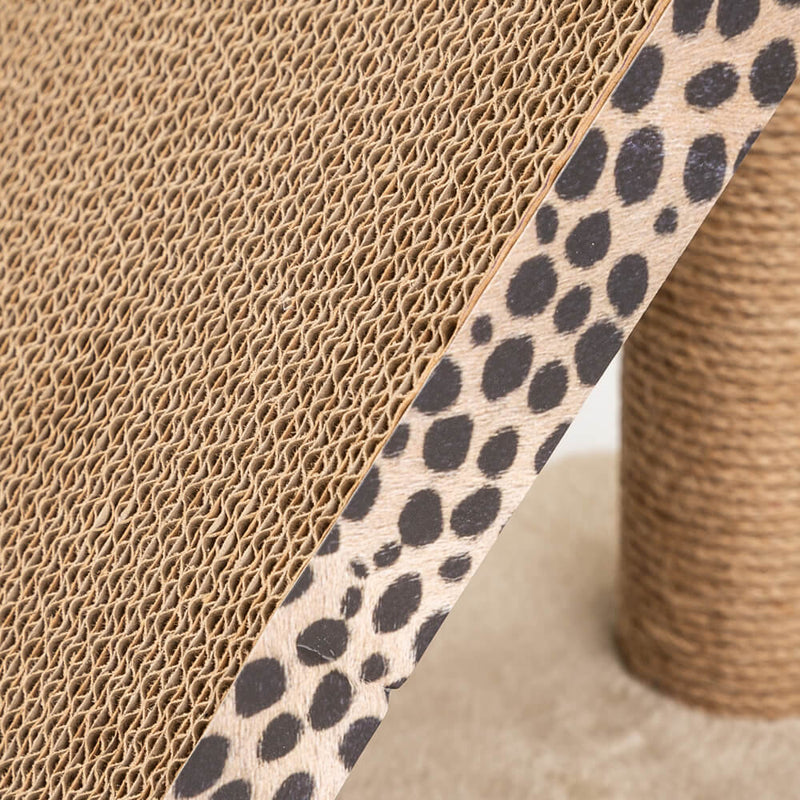 Cat Climbing Tree Cat Scratch Board Two-in-One Leopard Mark