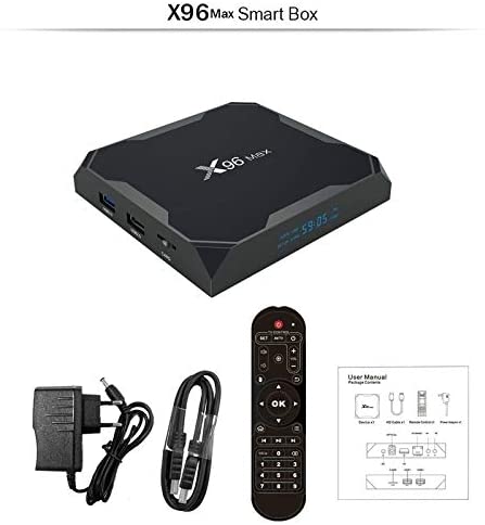 X96 Max Smart TV Box Android 8.1 Chip S905X2 Quad Core 2/4GB 16/32/64GB 2.4G&5.8GHz WiFi BT 1000M 4K IPTV Set top Box