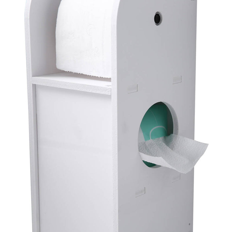 Narrow Cabinet for PVC Toilet Paper Towel with Paper Roll