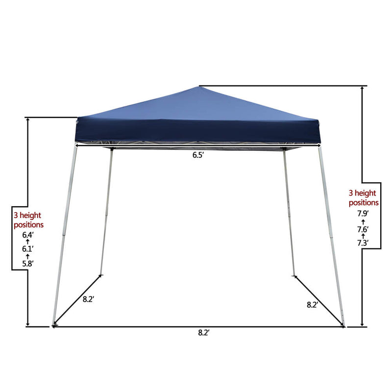 Homhum Foldable Outdoor Canopies Tent Blue 10 x 10 ft