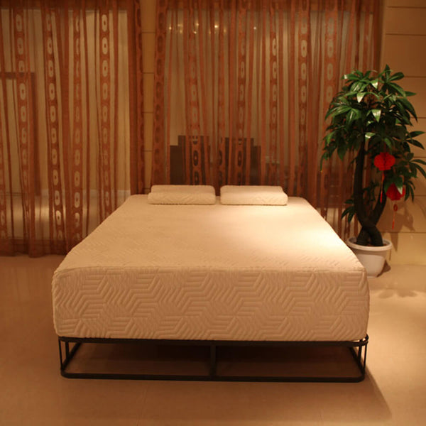 Queen Size Three Layers Cotton Mattress with 2 Pillows