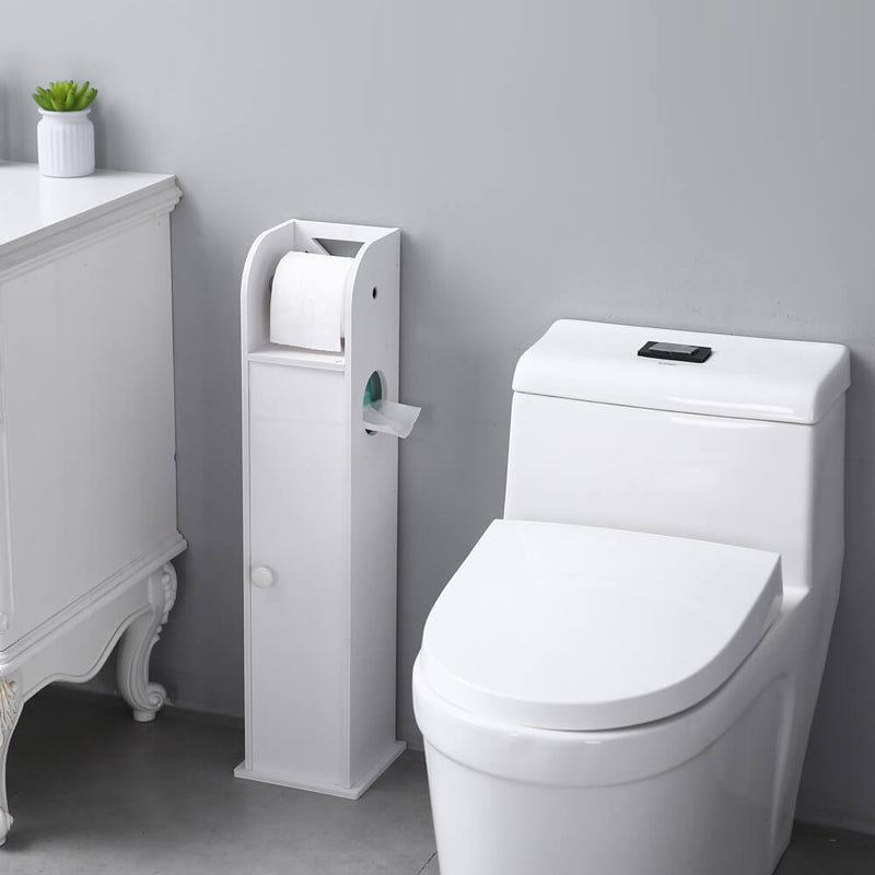 Narrow Cabinet for PVC Toilet Paper Towel with Paper Roll