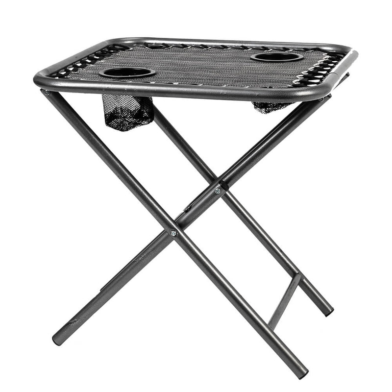 2 Pieces Zero Gravity Lounge Chair with Portable Cup Holder Table