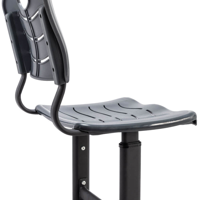 Lifting Children Multifunctional Study Desk and Chair Set with Storage Bin Blak