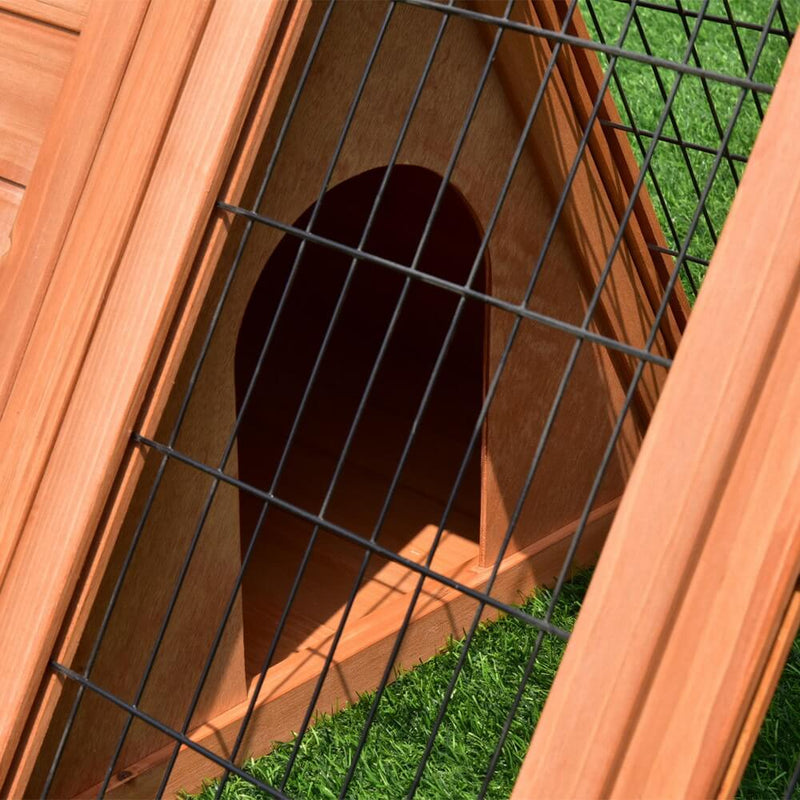 50 inches Wooden Rabbit Guinea Pig Hutch Wooden Rabbit Guinea Pig House