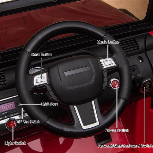 Kid Ride On Car Truck SUV With Parental Remote Control Red