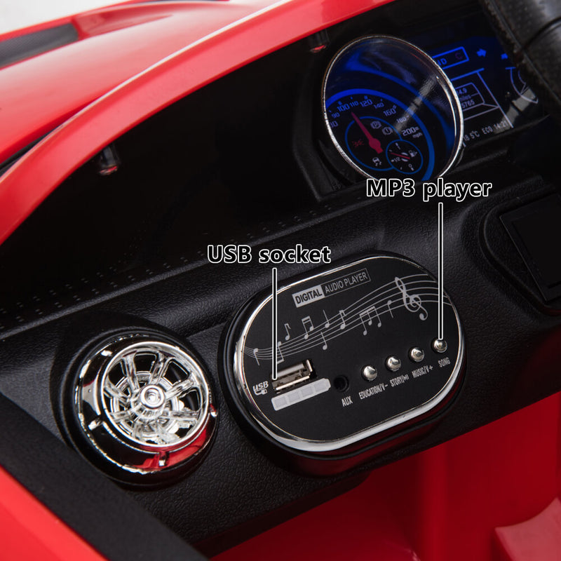 Kids Electric Ride On Car with Remote Control Red