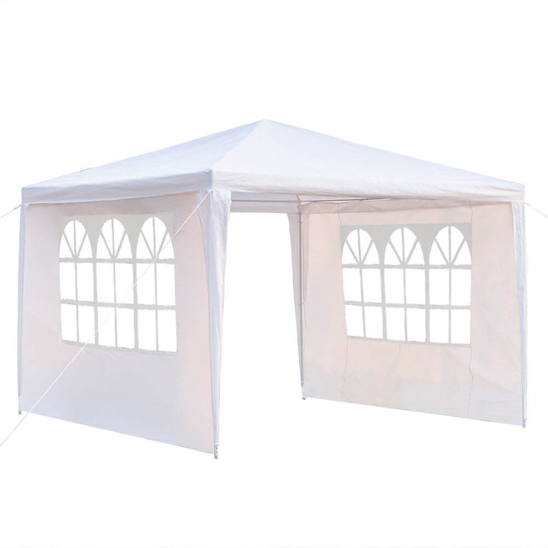 Three Sides Waterproof Tent with Spiral Tubes, 10 x 10 ft