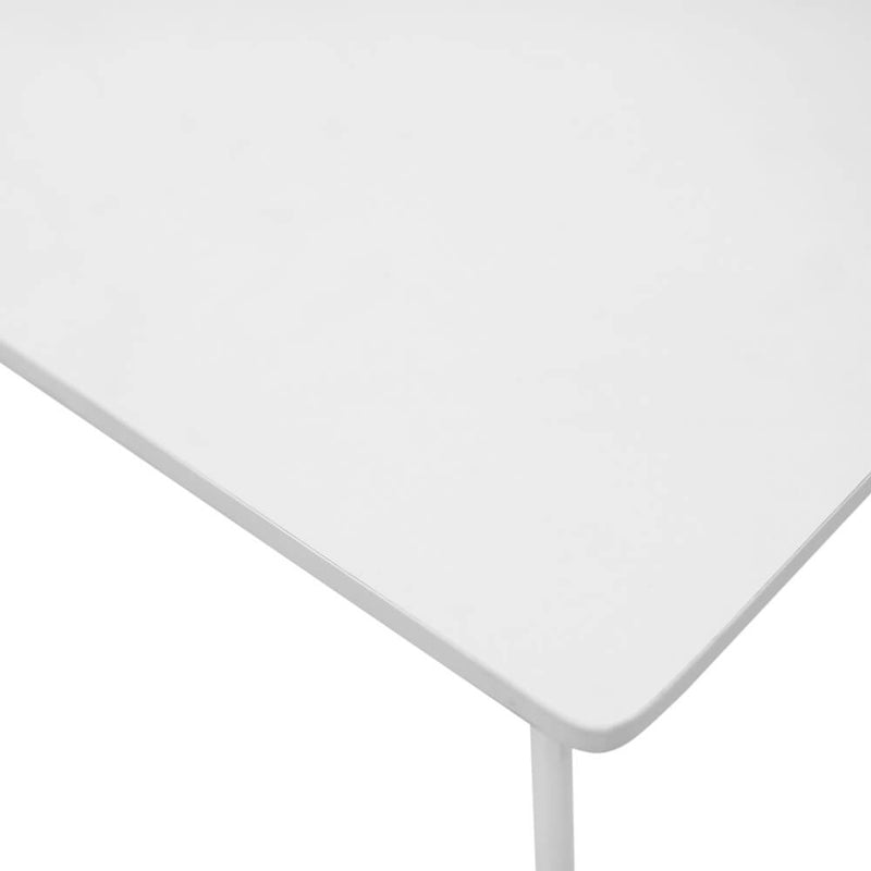 Folding White Laptop Desk for Bed with Slot, 23 inches