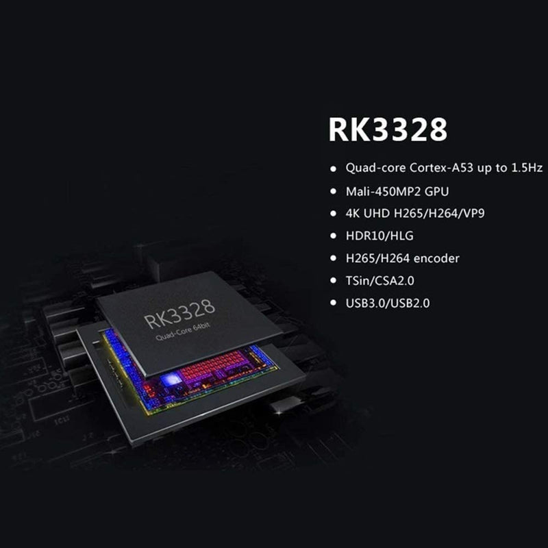 Android 9.0 Smart TV, HD 4K 60HZ MX10 Mini WiFi BT BoxQuad 2G+16G TV Box Networks TV Player Support for MP3,AAC,WMA,lpcm,WAV,OGG