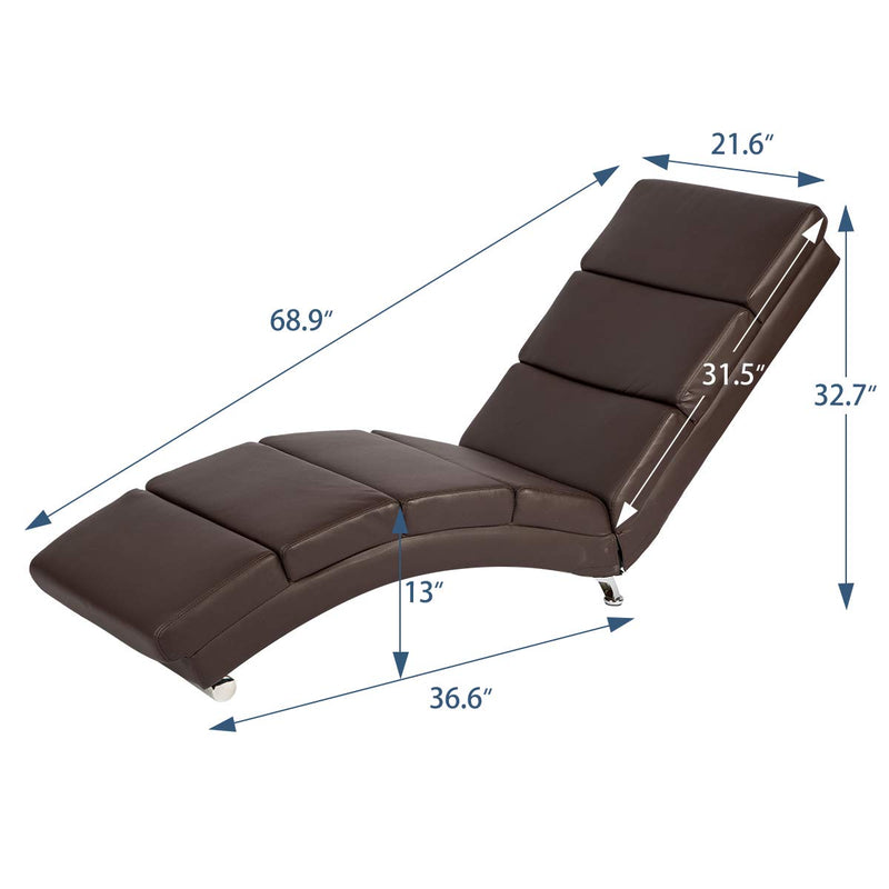 Electric Massage Recliner Chair Chaise Longue Heated PU Leather Ergonomic Lounge Massage Recliner with Massage,Heating,Remote Control,Side Pocket