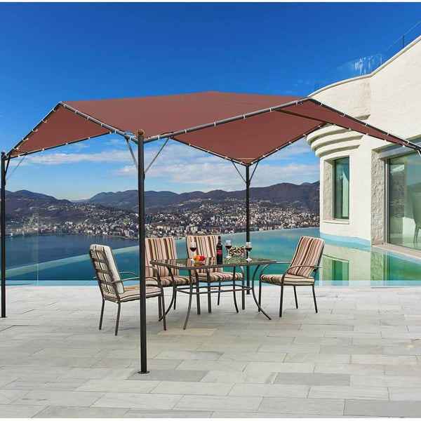 12 x 12ft Gazebo Canopy Weather-Resistant Softtop Gazebo, Swan Shape C – Homhum 12 x 12ft Gazebo Canopy Weather-Resistant Softtop Gazebo, Swan Shape C – Homhum