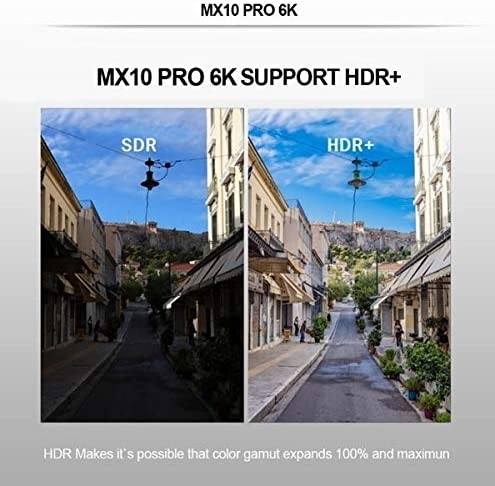 Android 9.0 TV Box MX10 Pro 6K Resolution 4GB RAM 32GB/64GB ROM Allwinner H6 Quad Core 64-bit HDMI2.0 USB3.0 Support TF Card TV Box