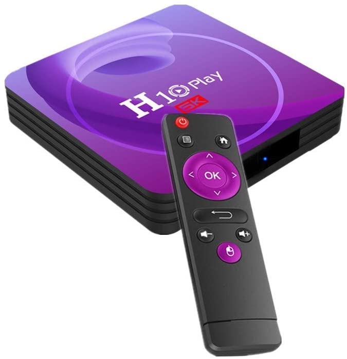 H10 Play Android 9.0 Smart TV Box 8K Resolution 4GB RAM 32GB/64GB ROM WiFi ALLwinner H6 TV Box 6K Quad Core DMI2.0 USB3.0