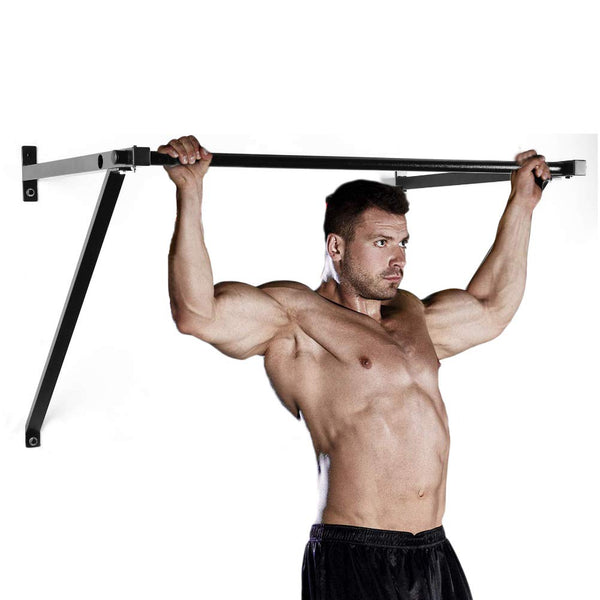 Pull Up Bar Adjustable Wall Mounted Heavy Duty Chin Up Bar for Fitness