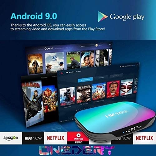 8K HD Android TV Box Android 9.0 Smart TV Box 5G WiFi TV Box 8K HDMI 2.1 USB 3.0 Amlogic Quad Core CPU Android OTT TV Box 64GB