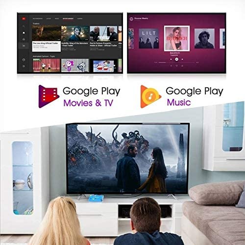 6K Ultra HD Android TV Box Android 9.0 Media Player TV Box Quad Core 64-bit ARM Smart TV Box Support 3D 6K Ultra HD H.265 2.4GHz 5G WiFi