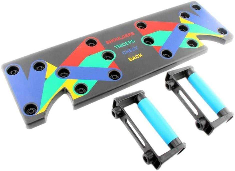 9 in 1 Exercise Pushup Stands, Body Building Pushup Stands, Multi-Function Push Up Rack Board System
