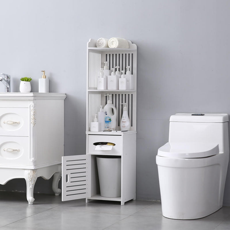 Simple Bathroom Corner Shelf