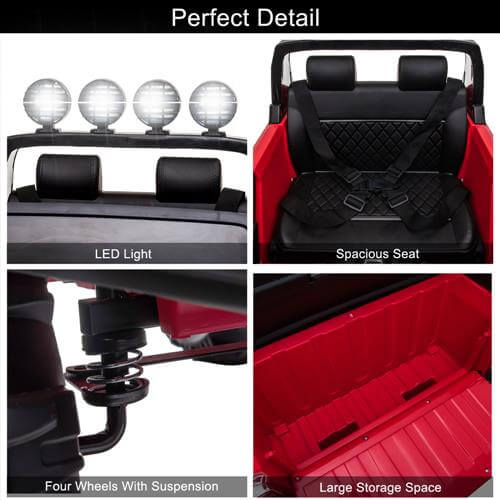 Kid Ride On Car Truck SUV With Parental Remote Control Red