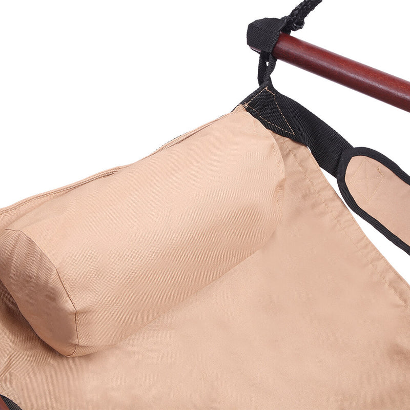 Well-equipped S-shaped Hook High Strength Assembled Hanging Seat Brown