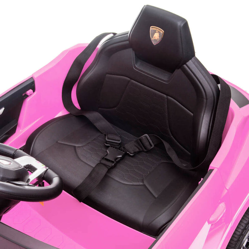 Small Lamborghini Ride On Car Dual Drive Remote Control Pink
