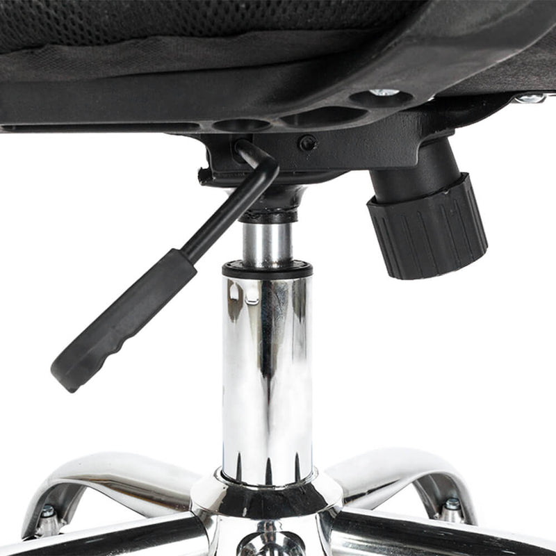 Mesh Back Gas Lift Adjustable Office Swivel Chair Black