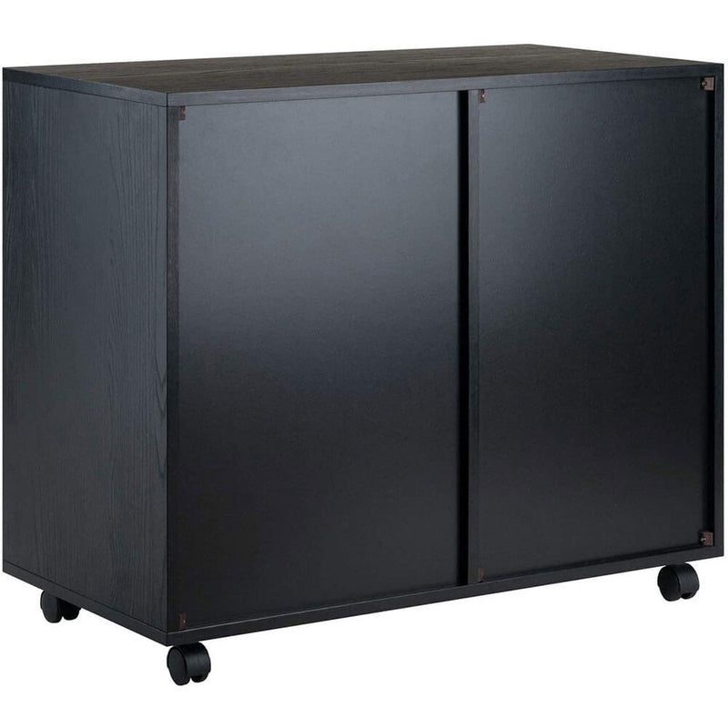 Wood Halifax Storage Filing Cabinet Black