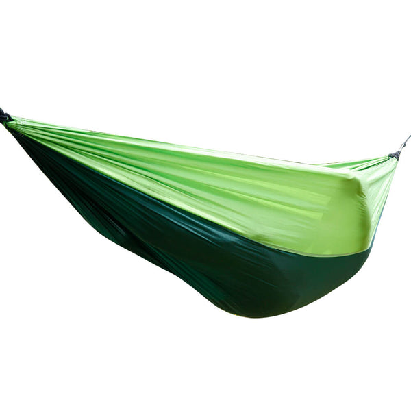 Nylon Parachute Fabric Double Hammock Dark Green & Green