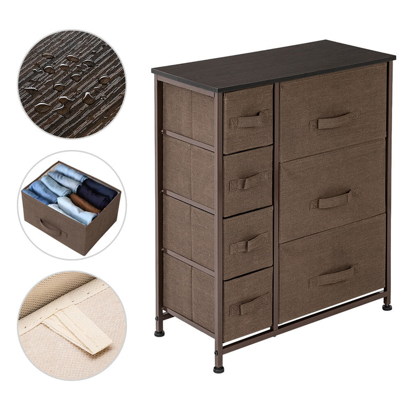 Dresser with 7 Drawers Furniture Storage Tower Unit for Bedroom