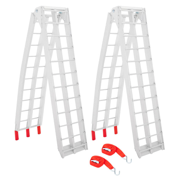 7.5ft Aluminum Foldable Motor Vehicle Loading Ramps 2 pcs