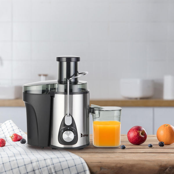 Large Caliber 600ML Juicer Machine Double Gear Easy to Clean Electric Juicer