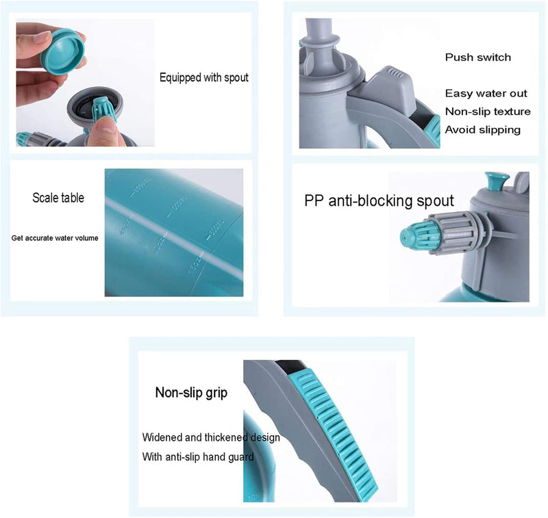 Watering Can with Extension Rod, Household Disinfection Cleaning Watering Spray Bottle